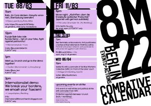 Print Version (26.02.22) Calendar 8M Berlin feminist combative 2022 flinta all gender